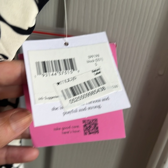 SALE kate spade Strapless Bandeau Swimsuit with Detachable Straps - Picture 5 of 10